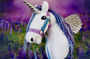 Jednorożec unicorn na kijku Hobby Horse - MAGIC OCEAN 