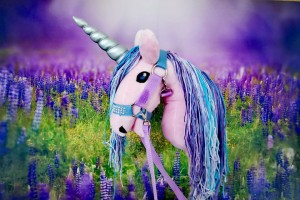 Jednorożec unicorn na kijku Hobby Horse - MAGIC LAVENDER 