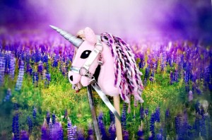 Jednorożec unicorn na kijku Hobby Horse - MAGIC PEARL 