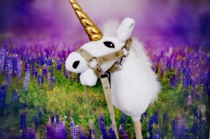 Jednorożec unicorn na kijku Hobby Horse - MAGIC SNOW 