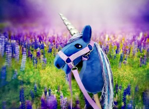 Jednorożec unicorn na kijku Hobby Horse - MAGIC HEATHER 