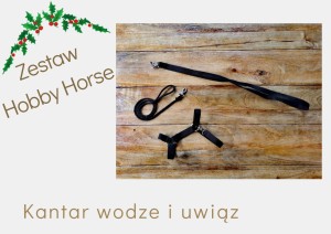 Zestaw dla Hobby Horse kantar wodze i uwiąz    