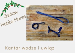 Zestaw dla Hobby Horse kantar wodze i uwiąz    