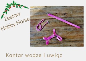 Zestaw dla Hobby Horse kantar wodze i uwiąz    