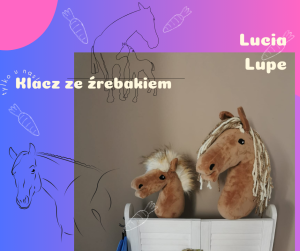 Klacz ze źrebakiem - Lucia i Lupe  