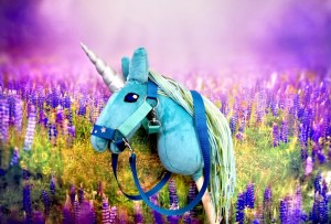 Jednorożec unicorn na kijku Hobby Horse - MAGIC MEADOW 