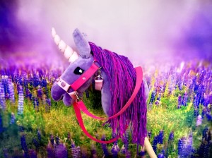 Jednorożec unicorn na kijku Hobby Horse - MAGIC RARITY 