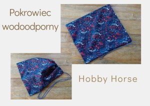 Pokrowiec wodoodporny dla Hobby Horse CZERWONE KWIATY 