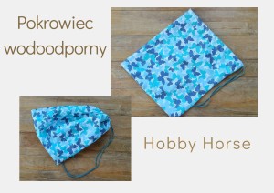 Pokrowiec wodoodporny dla Hobby Horse MOTYLKI SELEDYNOWE 