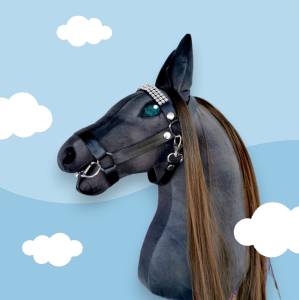 Konik na kijku Hobby Horse - GREY DIAMOND 