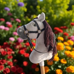 Konik na kijku Hobby Horse - SILVER 