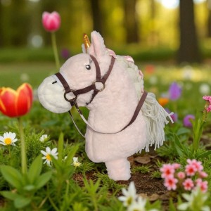 Konik na kijku Hobby Horse jednorożec - KREMÓWKA 